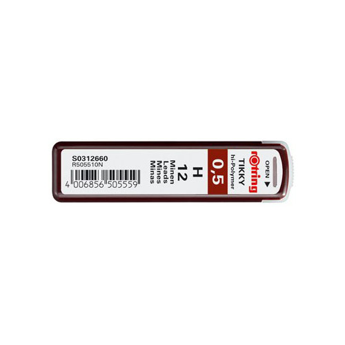 

Упаковка грифелей ROTRING Tikky S0312660, 0.5мм 10 шт./кор., Tikky