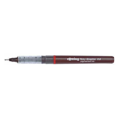 

Ручка капилляр. Rotring Tikky Graphic (1904758) d=0.8мм 12 шт./кор., Tikky Graphic