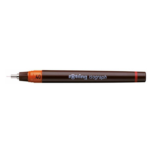 

Рапидограф ROTRING 0.4мм, съемный пишущий узел/сменный картридж [1903239]