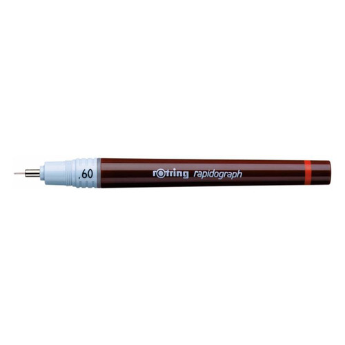 

Рапидограф ROTRING 0.6мм, съемный пишущий узел/сменный картридж [1903472]
