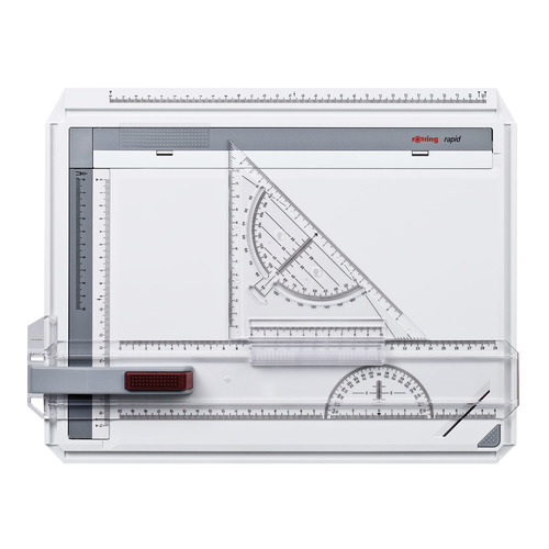 фото Чертежная доска rotring rapid, a4, два магнитных зажима, дополнтиельный угловой зажим [s0232710]