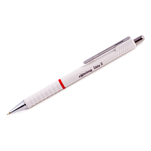 

Ручка шариковая Rotring TIKKY (1904718) авт. белый синие чернила