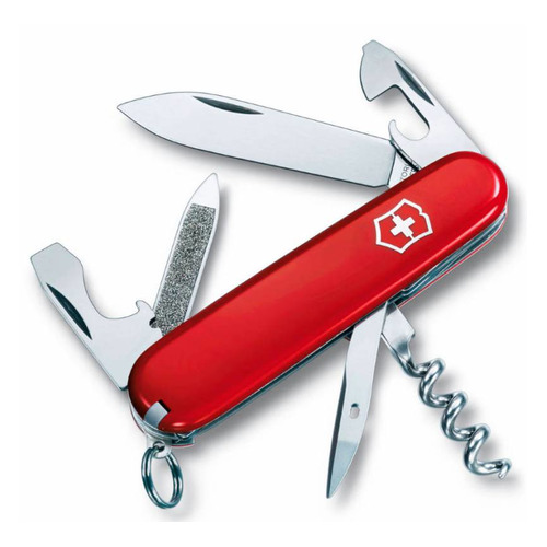 

Складной нож Victorinox Sportsman, функций: 13, 84мм, красный , коробка картонная [0.3803], Sportsman