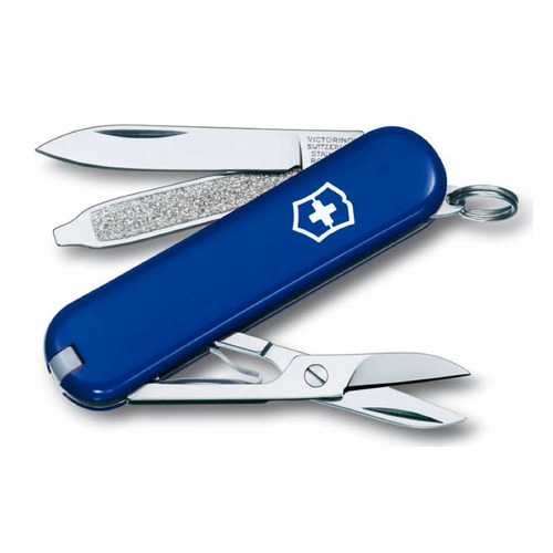 фото Складной нож victorinox classic, 7 функций, 58мм, синий