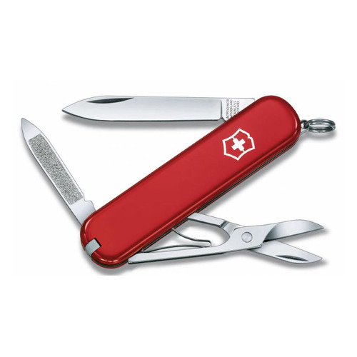 Складной нож VICTORINOX Ambassador, 7 функций, 74мм, красный швейцарский нож victorinox hercules 0 9043 111 мм 18 функций красный