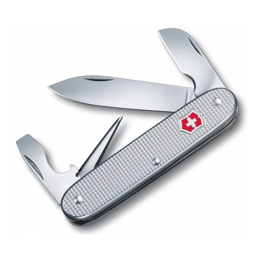 

Складной нож Victorinox Electrician Alox, функций: 7, 93мм, серебристый , коробка картонная [0.8120.26], Electrician Alox