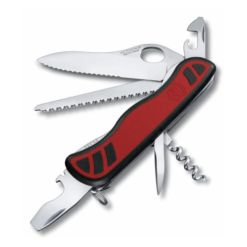 

Складной нож VICTORINOX Forester One Hand, 10 функций, 111мм, красный / черный