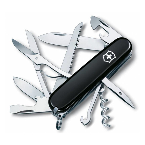 

Складной нож Victorinox Huntsman, функций: 15, 91мм, черный , коробка картонная [1.3713.3], Huntsman