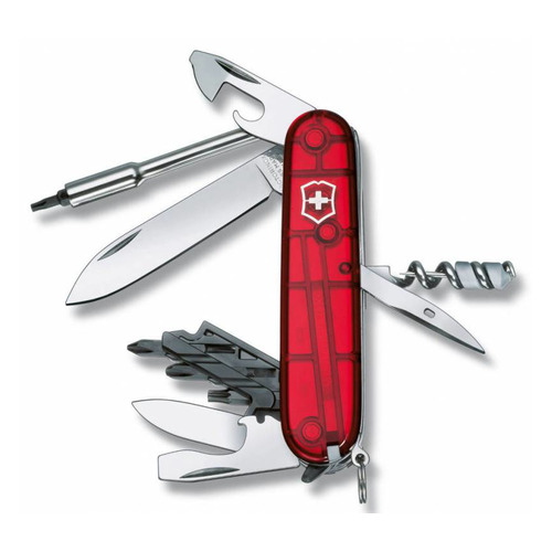 фото Складной нож victorinox cybertool s, 27 функций, 91мм, красный полупрозрачный