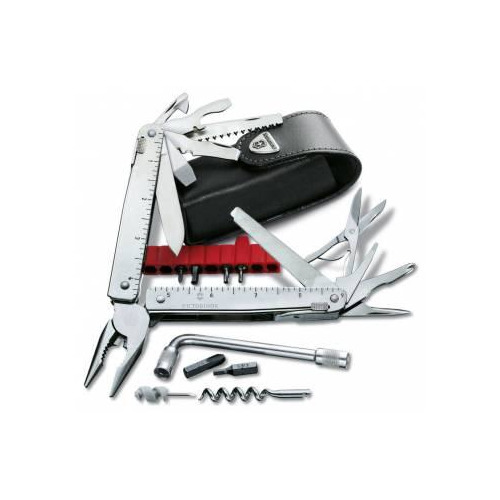 

Мультитул Victorinox SwissTool X Plus, 39 функций, серебристый [3.0338.l], SwissTool X Plus
