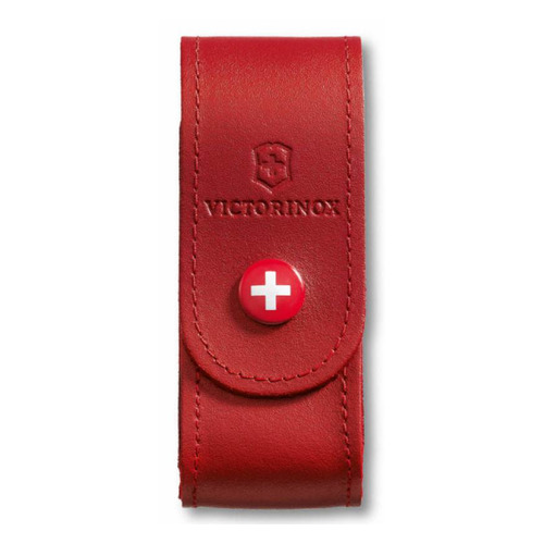 фото Чехол victorinox 4.0520.1b1 нат.кожа петля красный блистер