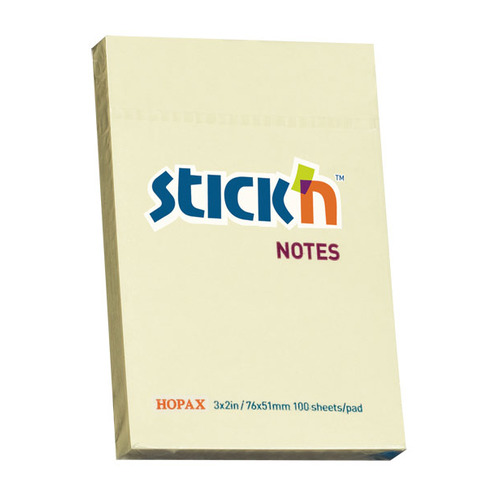 

Упаковка блоков самоклеящихся STICK`N 21006 51x76 желтый 12 шт./кор.