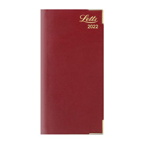 

Еженедельник Letts Lexicon, A6, белые страницы, бургунди, Lexicon