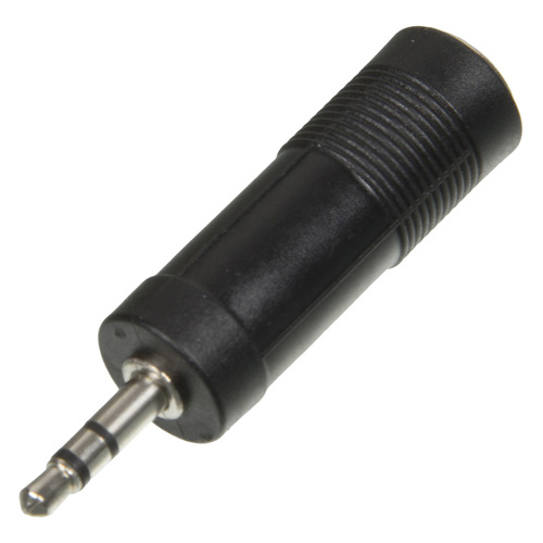 

Адаптер аудио HAMA H-43375, Jack 6.3 (f) - Jack 3.5 (m) , черный [00043375], H-43375