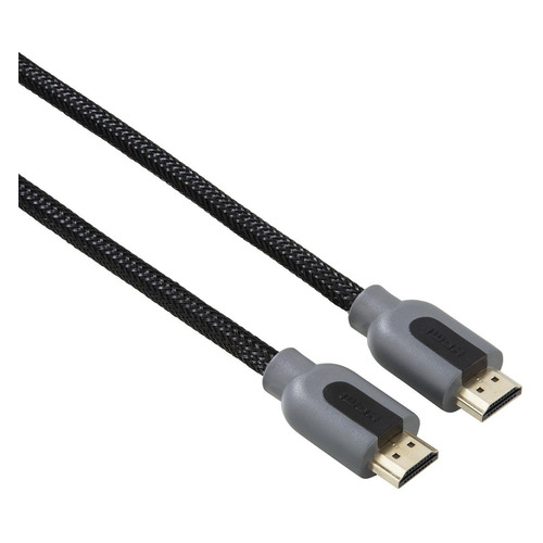 фото Кабель аудио-видео hama h-56559, hdmi (m) - hdmi (m) , ver 1.4, 1.5м, gold черный [00056559]