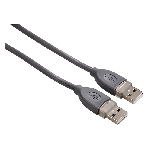 

Кабель USB2.0 HAMA USB A(m) - USB A(m), 1.8м [00039664]