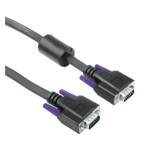 фото Кабель vga hama vga (m) (прямой) - vga (m) (прямой), ферритовый фильтр , 10м [00041935]