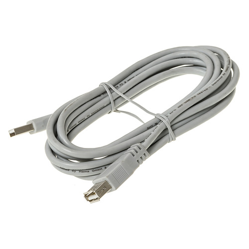 

Кабель-удлинитель USB2.0 HAMA H-53726, USB A(m) - USB A(f), 2.5м, серый [00053726], H-53726