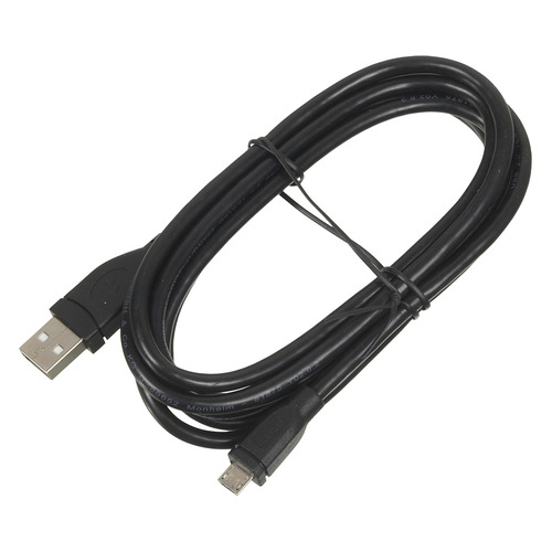 фото Кабель hama usb a(m), micro usb b (m), 1.8м, черный [00054588]