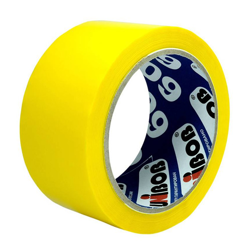 

Клейкая лента упаковочная Unibob 600 41153 желтая шир.48мм дл.66м 45мкм полипропилен 6 шт./кор.
