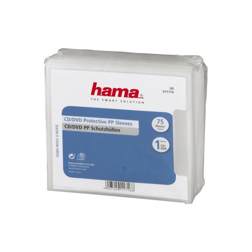 

Конверт HAMA H-11716, 75шт., прозрачный [00011716], H-11716