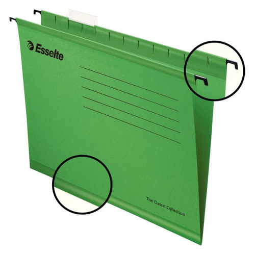 

Папка подвесная Esselte Pendaflex Plus Foolscap 90337 зеленый 412x240x1мм (упак.:25шт)