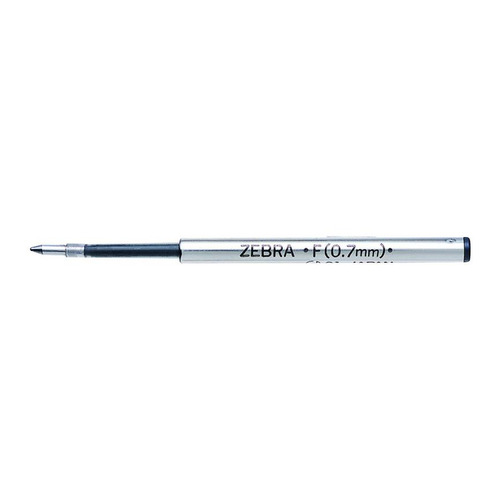 Упаковка стержней для шариковых ручек Zebra F, 0.7мм, синий 12 шт./кор.