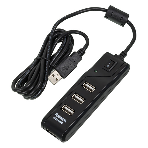 

Хаб (разветвитель) HAMA Switch, черный [00054590], Switch