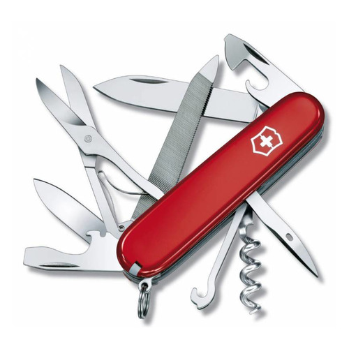 

Складной нож Victorinox Mountaineer, 18 функций, 91мм, красный , коробка картонная, Mountaineer