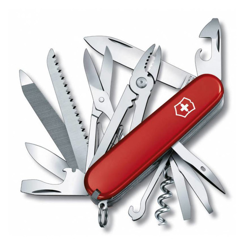 

Складной нож Victorinox Handyman, 24 функций, 91мм, красный , коробка картонная, Handyman