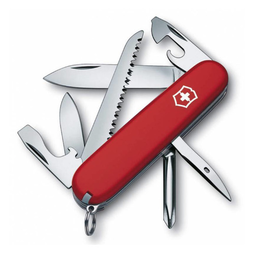 

Складной нож Victorinox Hiker, 13 функций, 91мм, красный , коробка картонная, Hiker