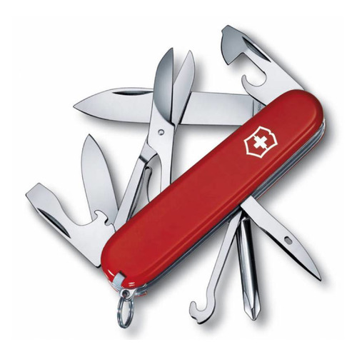 

Складной нож Victorinox Super Tinker, 14 функций, 91мм, красный , коробка картонная, Super Tinker