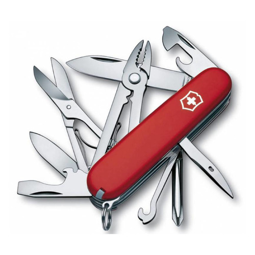 

Складной нож Victorinox Deluxe Tinker, функций: 17, 91мм, красный , коробка картонная [1.4723], Deluxe Tinker