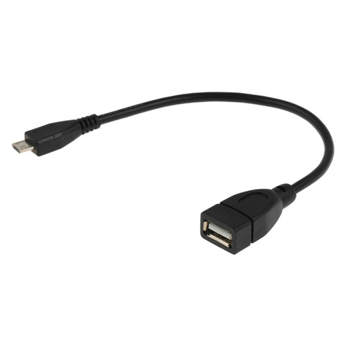 

Кабель USB A(f), micro USB B (m), 0.2м, черный