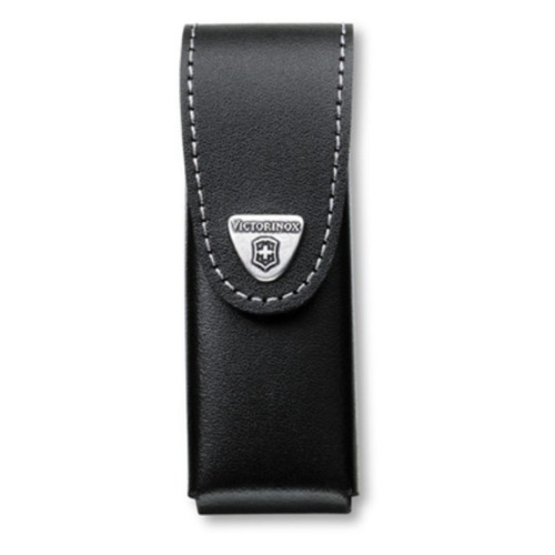 фото Чехол victorinox leather belt pouch (4.0524.31) нат.кожа клипс.мет.пов. черный без упаковки