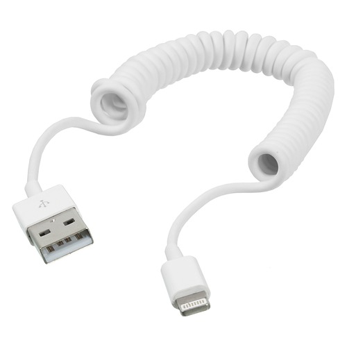 фото Кабель deppa витой, lightning (m) - usb (m), 1.5м, белый [72120]