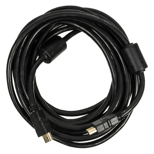 фото Кабель соединительный аудио-видео ningbo hdmi-5m-mg, hdmi (m) - hdmi (m) , ver 1.4, 5м, gold ф/фильтр, черный [hdmi-5m-mg(ver1.4)bl]