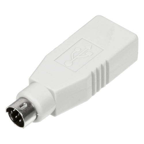 

Переходник PS/2 NingBo MD6M, PS/2 (m) - USB A(f), серый [usb013a], MD6M