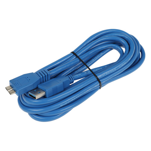 фото Кабель ningbo micro usb b (m), usb a(m), 3м, синий