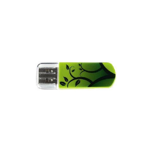 фото Флешка usb verbatim store n go mini elements earth 8гб, usb2.0, зеленый и рисунок [98160]