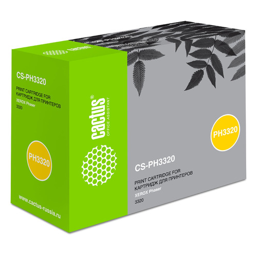

Картридж Cactus CS-PH3320, 106R02304, черный / CS-PH3320, CS-PH3320