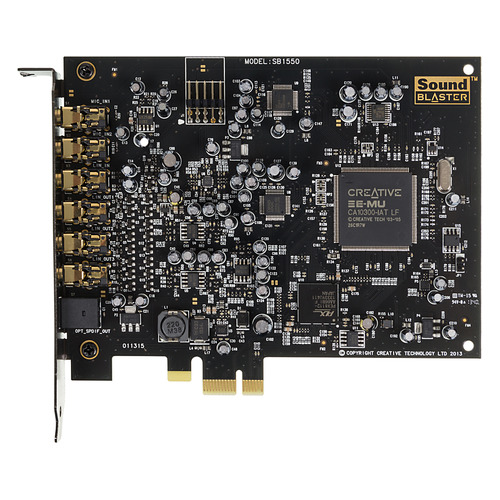 

Звуковая карта PCI-E Creative Audigy RX, 7.1, Ret [70sb155000001], Audigy RX