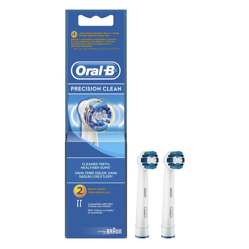 

Сменные насадки для электрической зубной щетки ORAL-B Precision Clean 2 шт [81317994]