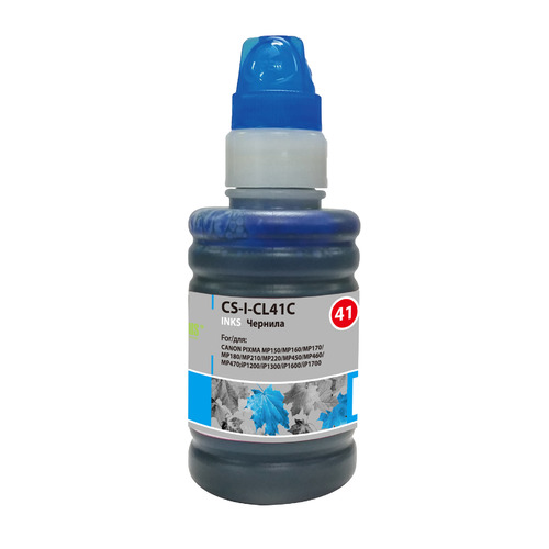

Чернила CACTUS CS-I-CL41C, для Canon, 100мл, голубой, CS-I-CL41C