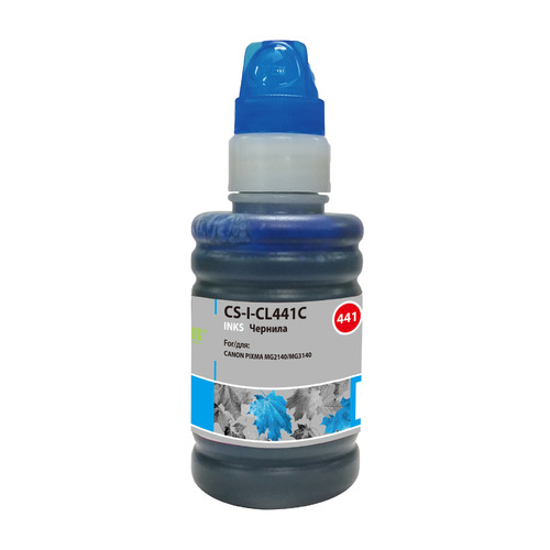

Чернила Cactus CS-I-CL441C, для Canon, 100мл, голубой, CS-I-CL441C