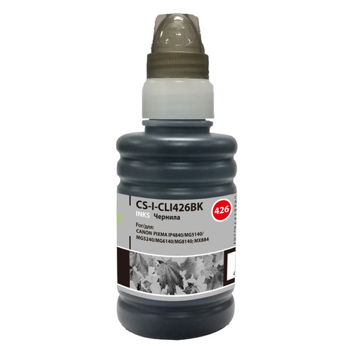 

Чернила Cactus CS-I-CLI426BK, для Canon, 100мл, черный, CS-I-CLI426BK