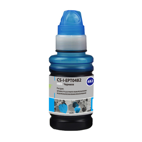 

Чернила Cactus CS-I-EPT0482, для Epson, 100мл, голубой, CS-I-EPT0482