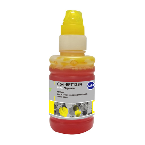 

Чернила Cactus CS-I-EPT1284, для Epson, 100мл, желтый, CS-I-EPT1284