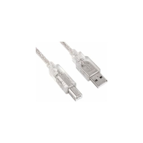 фото Кабель usb2.0 ningbo usb a(m) - usb b(m), 3м, серебристый