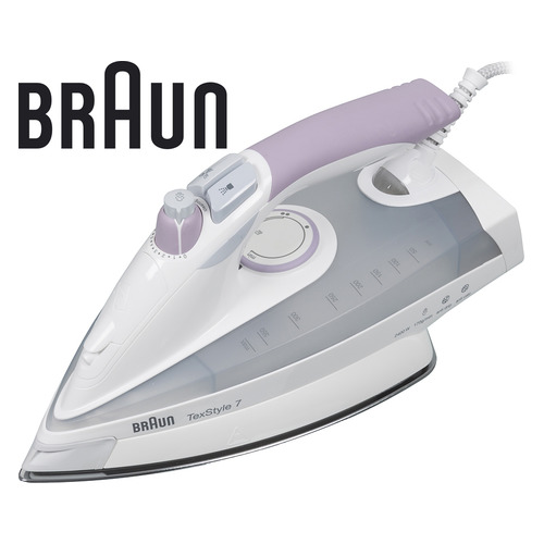 

Утюг BRAUN TS755, 2400Вт, белый [0x12711023]